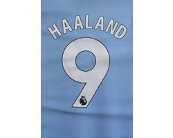 Haaland Rugnummer Poster - Haaland - Voetbal - posters - formaat 60x90cm - 703