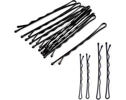 Haar Styling hulpstuk - haarclip tool - Spiraal Volume creatie - haarspeld - Haarschuifje - Metaal Haar Accessoire Schuifje- Bobby Pin - 72 stuks - one size - 1 maat - Zwart
