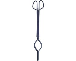 Haard Tangen Set - Schoorsteen Gereedschap - Haard Onderhoud - Compact Ontwerp - 30 cm - Zwart