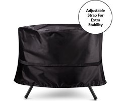 haardbeschermhoes - Inclusief Trekkoord - 80 x 150 cm - Waterdicht - Hoes - Zwart - Gemaakt van 210D Polyester - Super sterk en licht van gewicht