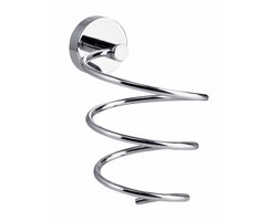 Haardrogerhouder tesa® Smooz hoogglans verchroomd metaal zelfklevend