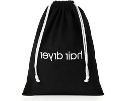 Haarföhn Organizer Tas met Touwsluiting, Ideaal voor Reizen en Badkamer, 35 x 29 cm, Handige Opbergtas voor Föhn en Accessoires