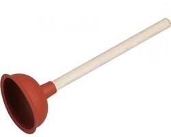 Haas Gootsteenontstopper klein - ontstopper - gootsteen - wc - badkamer - Duits - Haas - kwaliteit - rubber