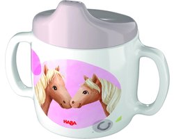 Haba Drinkbeker Paarden Junior 200 Ml Melamine Wit