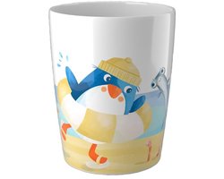 Haba kinderbeker pinguïn melamine - kindvriendelijk en kleurrijk.