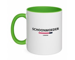 Hacebo® - schoonmoeder loading koffiebeker groen - ochtendkoffie laden - thee mok - koffie beker - Moeder cadeautjes - moederdag - verjaardagscadeau - verjaardag - cadeau - geschenk - kado - gift - koffiemok - 350 ML inhoud