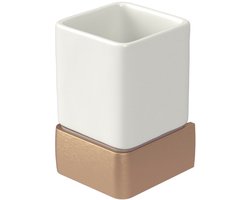 Haceka Aline Bekerhouder keramisch Gold