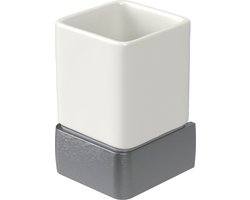 Haceka Aline Bekerhouder keramisch Grey