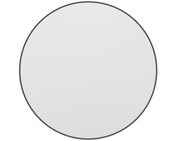 Haceka Deco spiegel - 80x80cm - rond - mat zwart