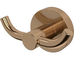 Haceka Kosmos Dubbele Haak 9,1x5x5,3 cm Geborsteld Koper