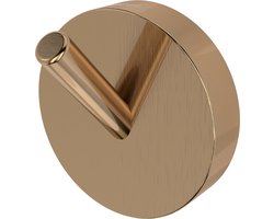 Haceka Kosmos Enkele Haak 5,3x3,7x5,3 cm Geborsteld Koper