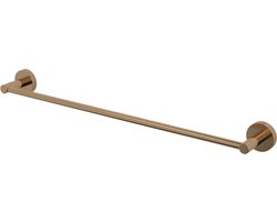 Haceka Kosmos Enkele Handdoekhouder 61,3x7,1x5,3 cm Geborsteld Koper