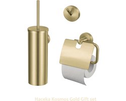 Haceka Kosmos Goud Exclusieve 3-delig wc gift set