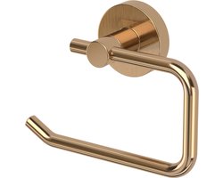 Haceka Kosmos toiletrolhouder zonder klep 14,2x5x10,7cm geborsteld koper