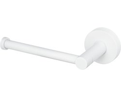 Haceka Kosmos Toiletrolhouder - zonder klep - L-vorm - mat wit