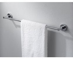 Haceka Kosmos - Verchroomde handdoekhouder voor wandmontage - 60cm