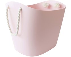 Hachiman mand L 33x50cm roze