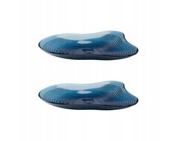 HÄCKPOPPEL Decoratieve Kom Blauw 24 cm - Set van 2