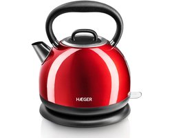Haeger Red Cherry Waterkoker Retro - 1,7L - 2200W