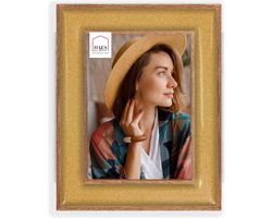 HAES DECO - Houten Fotolijst Steyr Goud / Bruin voor foto 13x18 - XN757GHS