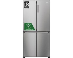 Haier HCR7818DNMM - Amerikaanse Koelkast - 467L - Daylight - Vochtigheidsregeling voor verser voedsel - Bewaart voeding tot 2x langer - Energieklasse D - Total No Frost - 10 Jaar Garantie op onderdelen