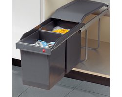 Hailo Afvalemmer TA Swing Tandem Prullenbak - 30 l