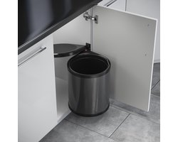 Hailo AS Mono - 15 liter - prullenbak