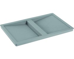 Hailo - Deksel voor inbouw afvalsysteem - voor 15/18/20 liter emmer - deksel past alleen op emmer met code 1102459, 1093479 1076119 1122239 - kleur Grijs