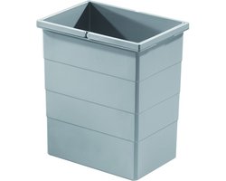 Hailo emmer - 20 liter - (1076119) - grijs - inbouwsystemen