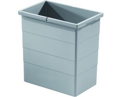 Hailo emmer - 24 liter - (1076129) - grijs - spoelkastladen en inbouwsystemen