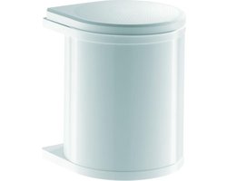 Hailo Mono Inbouw Prullenbak - 15 l - Wit