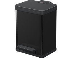 Hailo Öko Duo Plus M Prullenbak - 2 x 9L  - Zwart