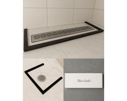 Hair Catcher all-in-one - Inloopdouche Haarvanger - Anti Verstopping voor Douchegoot - Douchewisser - Afvoerstop - Trendy Nu