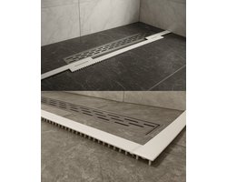 Hair Catcher - Brede Haarvanger - Inloopdouche Haarvanger - Anti Verstopping voor Douchegoot - Drain Cleaner - Douchewisser - Afvoerstop - Doucheput zeef- Trendy Nu