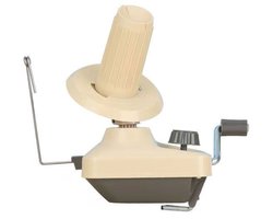 Haked Wolmolen grijs - garenopwinder - haken breien