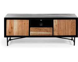 Haki tv-meubel 140cm naturel/zwart