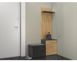 Hal kast -Kapstok -Halmeubel- Lades