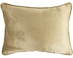 half kussen fluweel goud 35x45cm