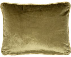 half kussen fluweel goud 35x45cm