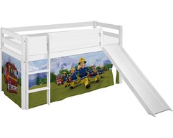 Halfhoogslaper Brandweerman Sam met tent en glijbaan