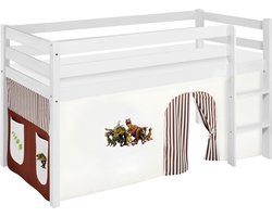 Halfhoogslaper Dino Bruin met tent