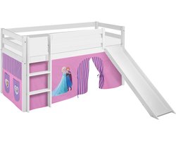 Halfhoogslaper Frozen met tent en glijbaan