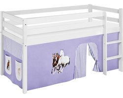 Halfhoogslaper Paard Lila met tent