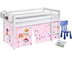 Halfhoogslaper Paw Patrol Roze met tent