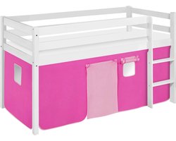 Halfhoogslaper Roze met tent