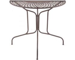 Halfronde tafel metaal
