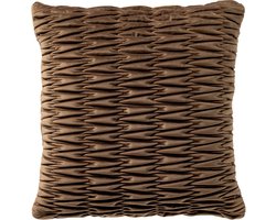 HALINA | Sierkussen 43x43 cm | Coca Mocha | Hoii | met duurzame kussenvulling