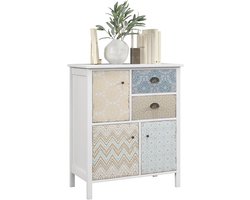 Halkast - Halmeubel - Opbergkast - Halkastje - Moderne stijl - Houtlook