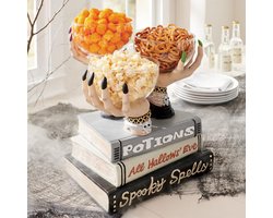 Halloween decoratie - 3 PCS Set - staan hars Desktop Ornament - heks handen Snack Bowl - Halloween Party decoratie rek - Indoor ambachten