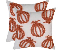 Halloween Kussensloop - Decoratief - 1 stuk - 45x45 cm - Katoen/Polyester